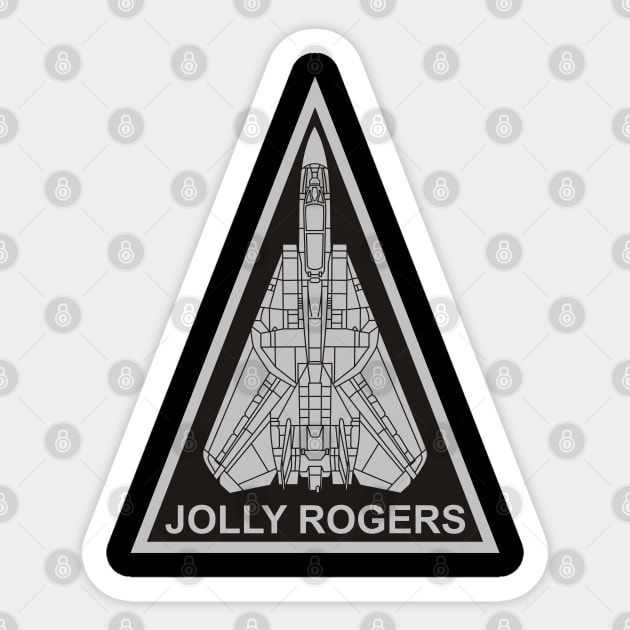 F14 Tomcat - VF84 Jolly Rogers Sticker by MBK